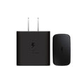 Samsung 45W USB-C PD super fast charger with US pin design, compact and lightweight for quick device charging.
