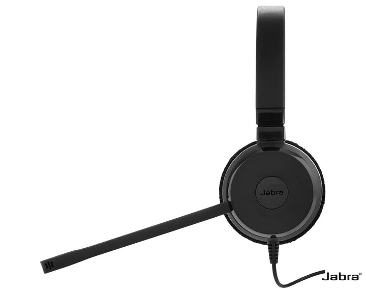 Prime Tech Store Jabra Evolve 20 Stereo Headset with adjustable headband and cushioned ear cups, designed for comfortable professional use.