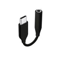 Prime Tech Store Samsung Type C headset jack adapter connected to a smartphone, compact and lightweight design for audio compatibility.