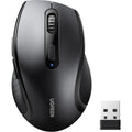 Prime Tech Store UGREEN M511 wireless ergonomic mouse with a sleek black design and compact shape, suitable for comfortable use.