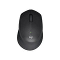 Wireless Logitech M331 SILENT mouse with ergonomic design and 3-meter wireless range, featuring quiet click buttons