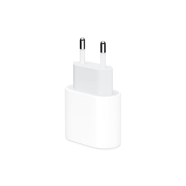 Prime Tech Store original Iphone 17 Pro Max 35W USB-C power adapter with EU plug, compact and efficient for fast charging.