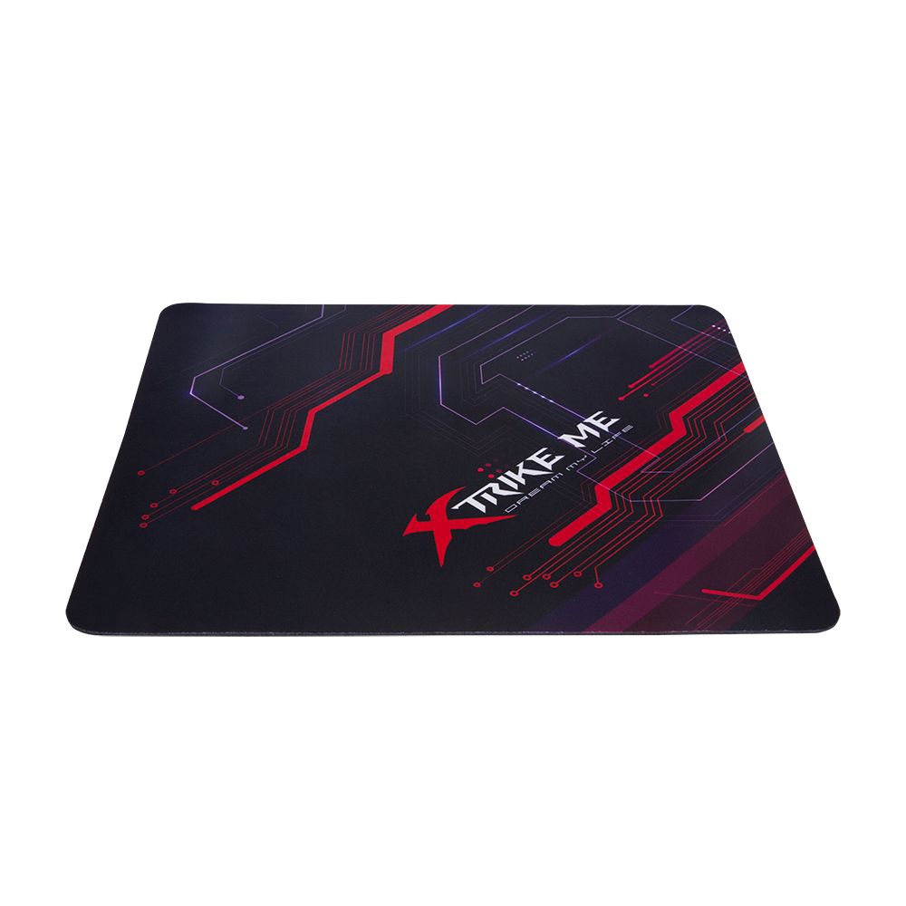 Prime Tech Store Xtrike Me MP-005 gaming mouse pad in medium size with smooth surface and non-slip base, measuring 320x270x2mm.