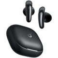 Anker Soundcore Liberty Buds black TWS Bluetooth earbuds resting in their charging case on a white background.