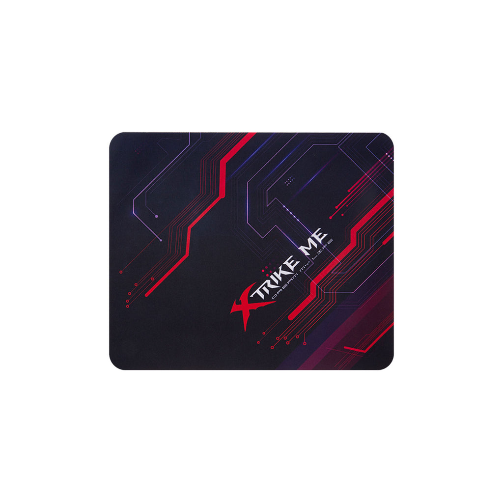 Prime Tech Store Xtrike Me MP-005 gaming mouse pad, medium size 320x270x2mm, with smooth surface for precise mouse movement.