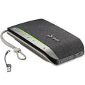 Prime Tech Store Poly Sync 20+ USB-C and Bluetooth speakerphone with built-in microphone and compact design.