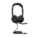 Jabra Evolve 2 50 wireless earbuds with sleek design and in-ear fit, designed for clear audio and comfortable wear.